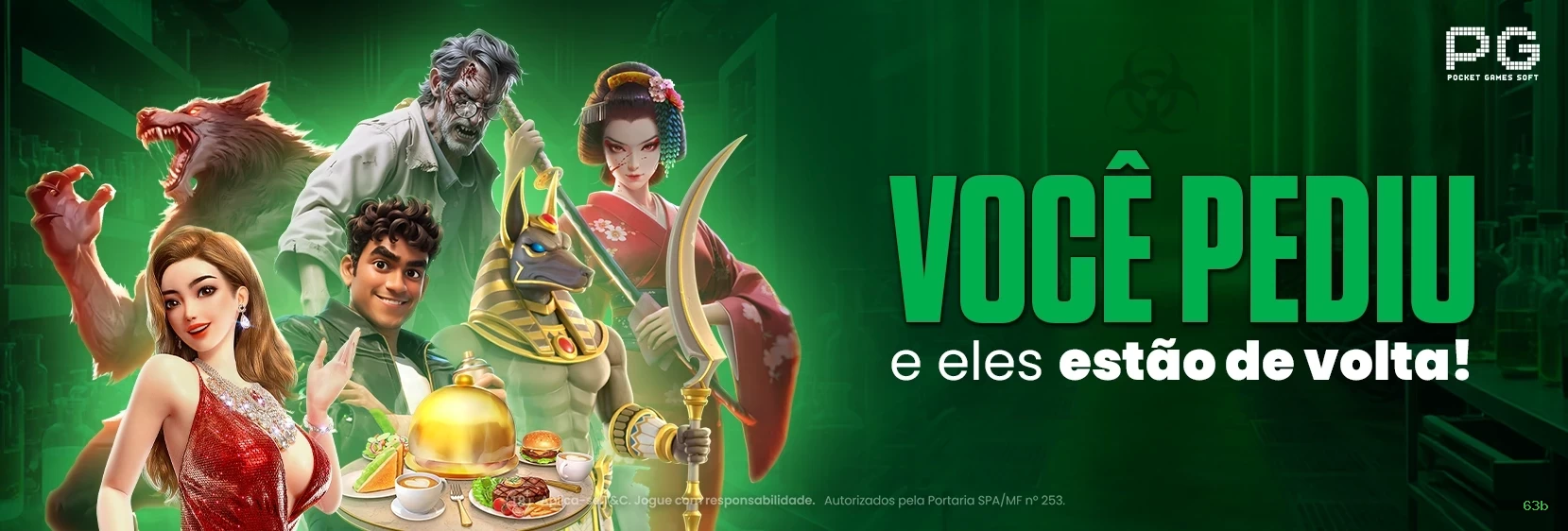 Controles de paJogonto e BRL em 63b